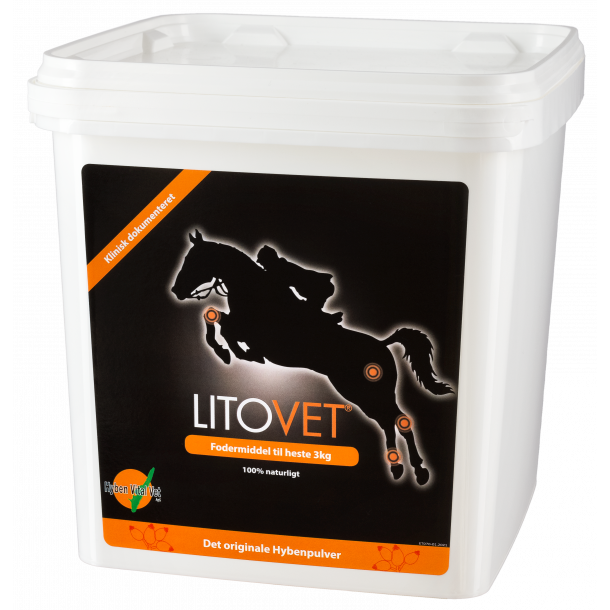 Mentor fårehyrde Du bliver bedre LitoVet Hyben (3,0 Kg) - LitoVet® Fodermiddel til heste - Hyben Vital  International ApS